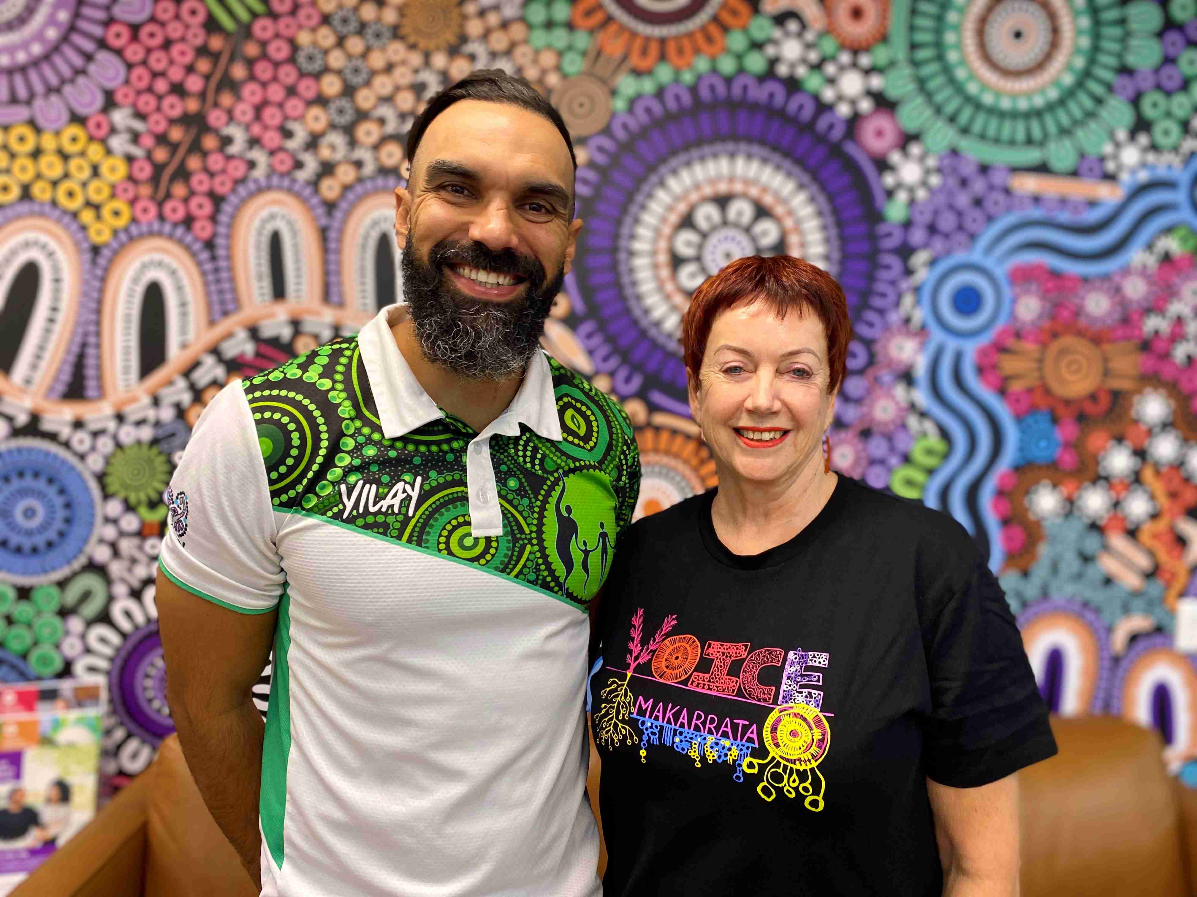 Jesse Green from Yilay with Jillian Paull, CEO of Mamre